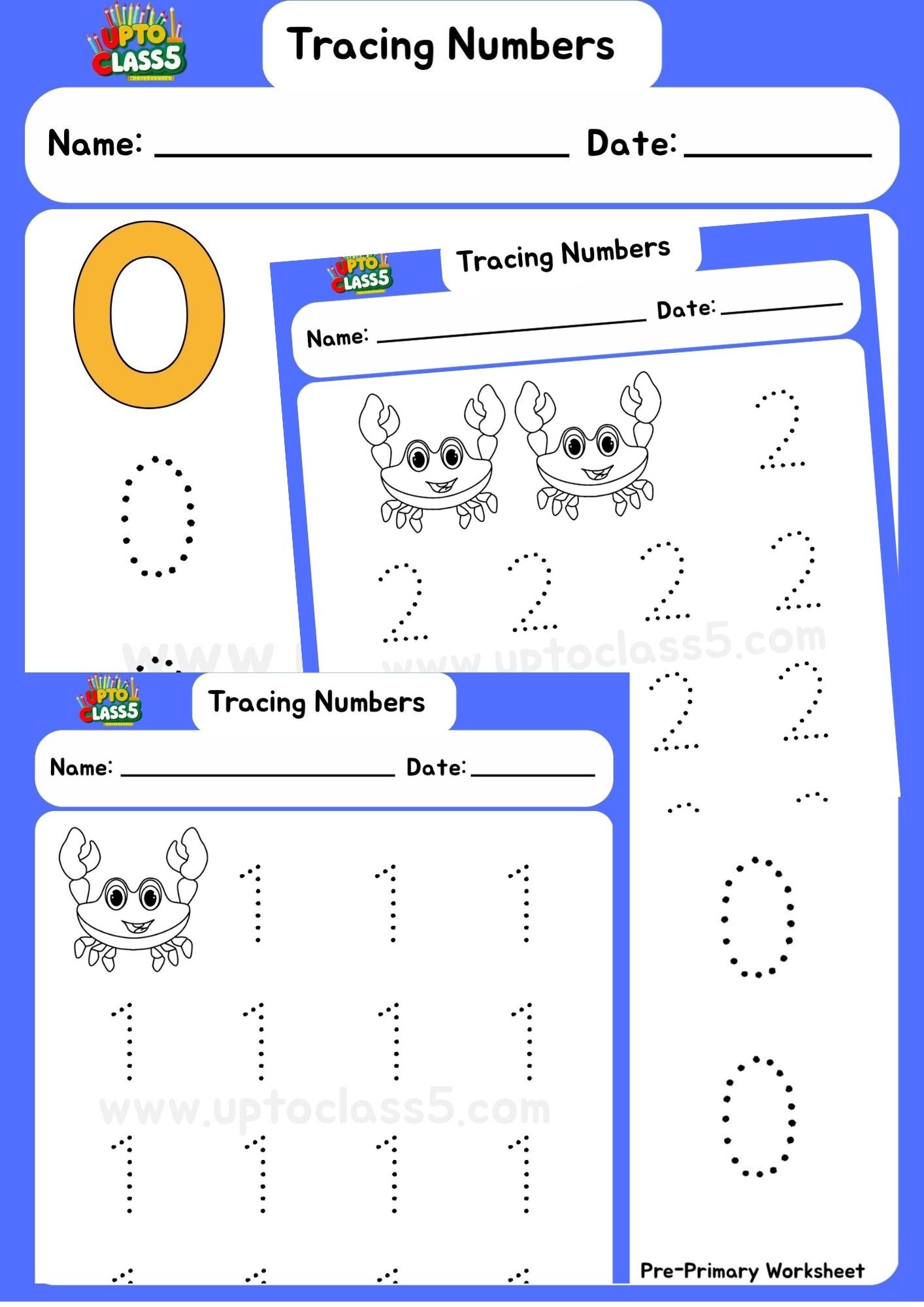 Tracing Numbers Pre-primary