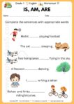 Grade 1 English - Worksheet #21