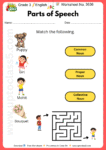 Grade 3 English - Worksheet no. 3636