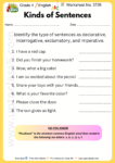Grade 4 English Worksheet no. 3726