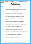 Grade 5 English - Worksheet No. 3839