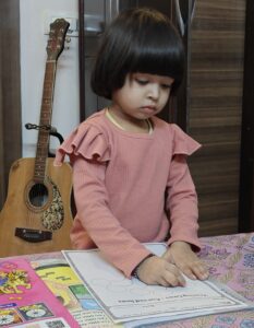 Anaisha Mathur, Nursery, Vasudevam A Global Pre-School, New Delhi