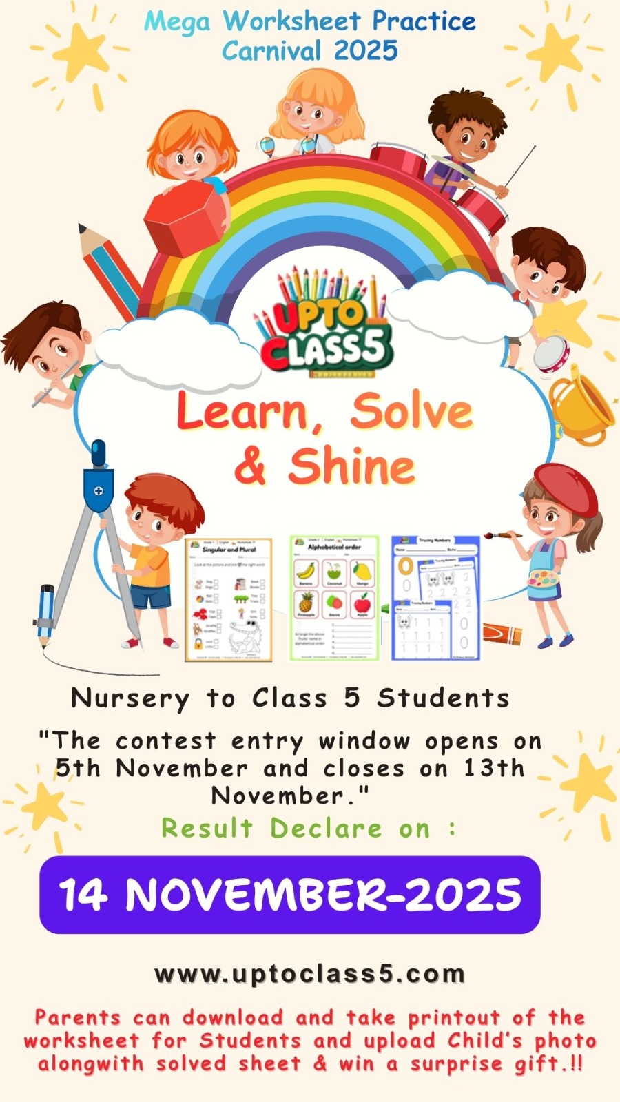 Mega Worksheet Carnival 2025