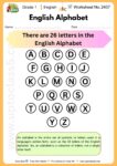 Grade 1 English Worksheet No 2437