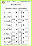 Grade 2 Maths Worksheet No 5161