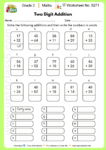 Grade 2 Maths Worksheet No. 5271