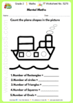 Grade 2 Maths Worksheet No. 5276