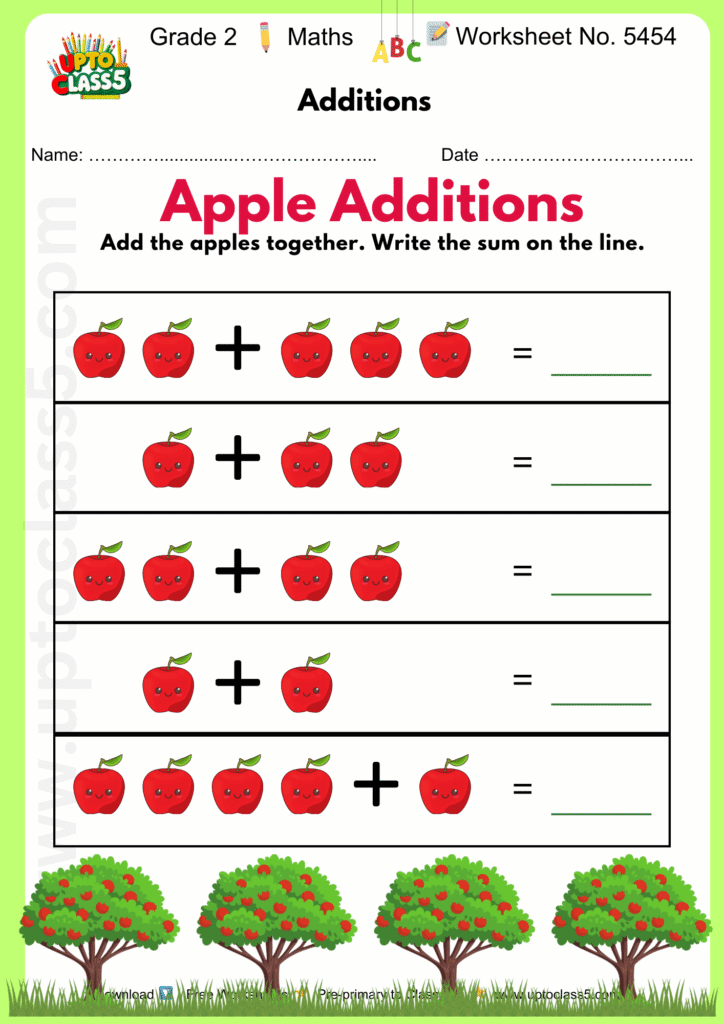 Grade 2 Worksheet No. 5454