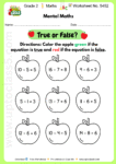 Grade 2 Worksheet No.5452