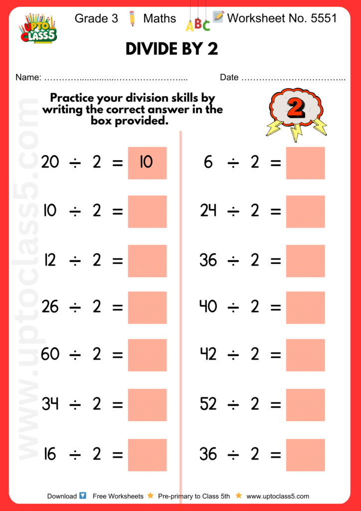 Grade 3 Maths Worksheet No 5551