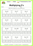 Grade 3 Maths Worksheet No. 5519