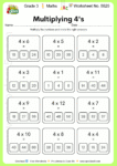 Grade 3 Maths Worksheet No. 5520