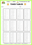 Grade 3 Maths Worksheet No. 5527